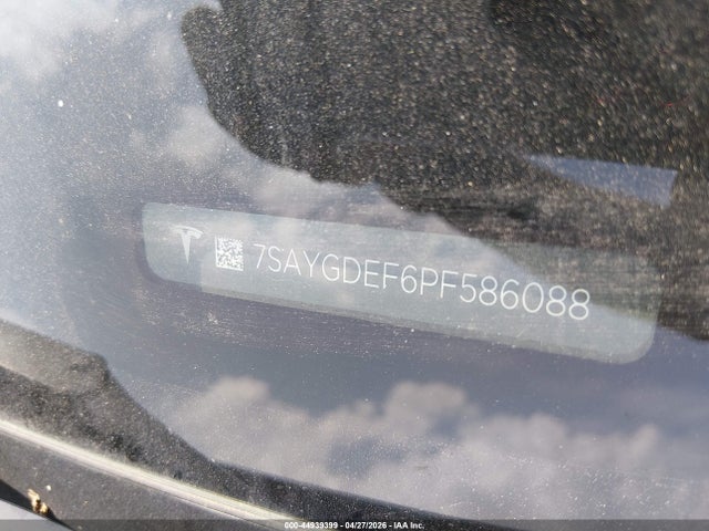 Продаж на аукціоні авто 2023 Tesla Model Y Performance Dual Motor All-wheel Drive, vin: 7SAYGDEF6PF586088, номер лоту: 44939399