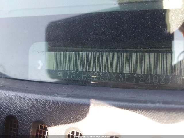 Aukcja sprzedaży 2003 Chevrolet Silverado 2500hd Lt, vin: 1GCHK231X3F124081, numer aukcji: 44939678