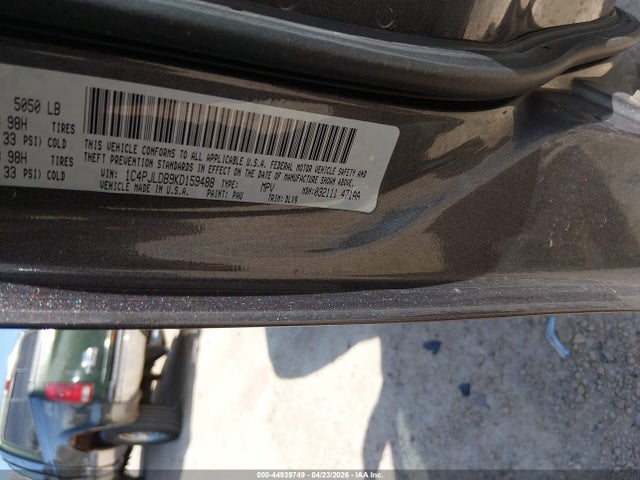 Продажа на аукционе авто 2019 Jeep Cherokee Limited Fwd, vin: 1C4PJLDB9KD159488, номер лота: 44939749