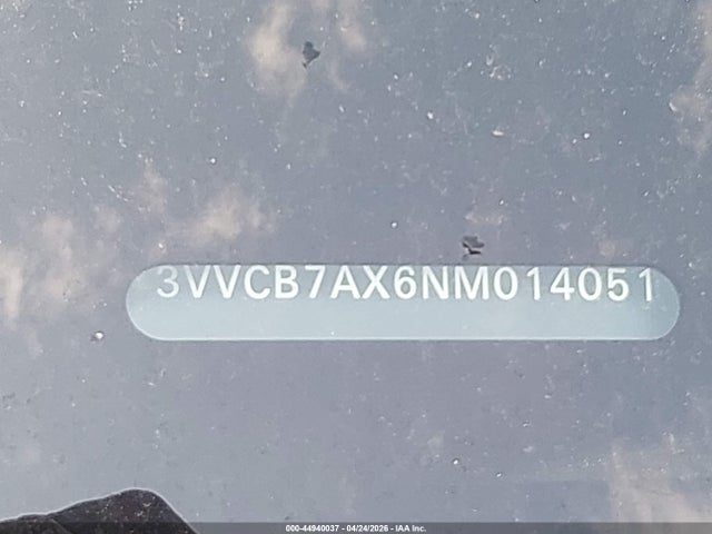 44940037 :رقم المزاد ، 3VVCB7AX6NM014051 vin ، 2022 Volkswagen Tiguan 2.0t Se R-line Black مزاد بيع