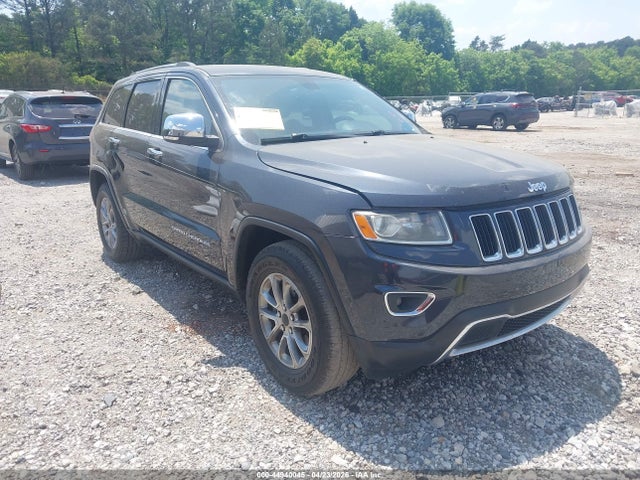2014 Jeep Grand Cherokee Limited მანქანა იყიდება აუქციონზე, vin: 1C4RJEBG7EC393805, აუქციონის ნომერი: 44940045