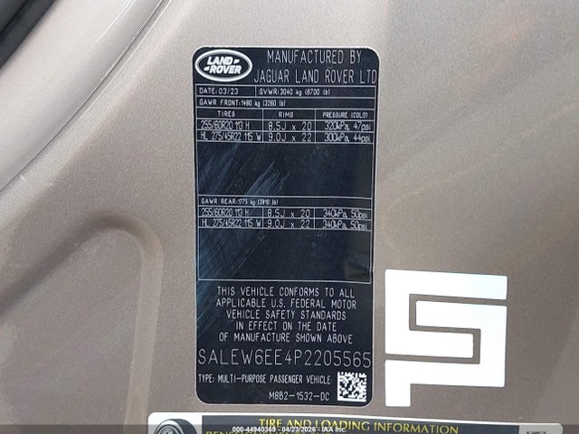 SALEW6EE4P2205565 Land Rover Defender 90 Carpathian Edition/90 V8