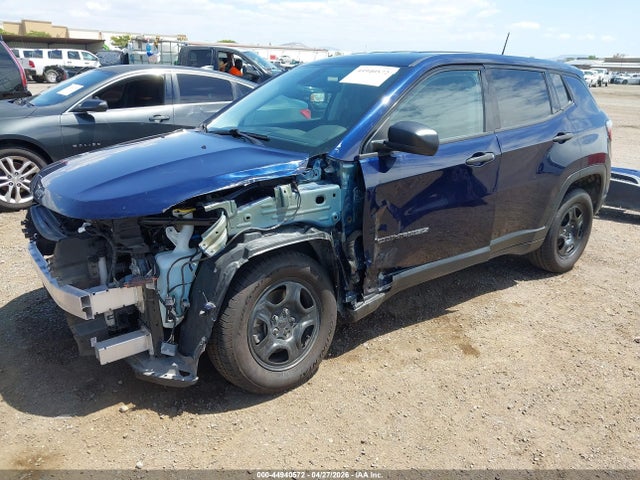 2021 Jeep Compass Sport Fwd მანქანა იყიდება აუქციონზე, vin: 3C4NJCAB2MT560132, აუქციონის ნომერი: 44940572