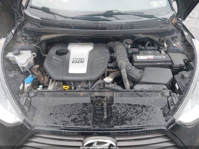 44940695 :رقم المزاد ، KMHTC6AE7DU136234 vin ، 2013 Hyundai Veloster Turbo W/blue مزاد بيع