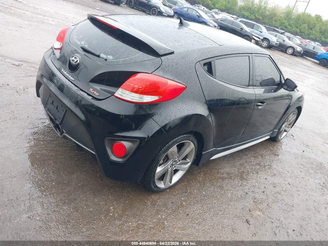 44940695 :رقم المزاد ، KMHTC6AE7DU136234 vin ، 2013 Hyundai Veloster Turbo W/blue مزاد بيع