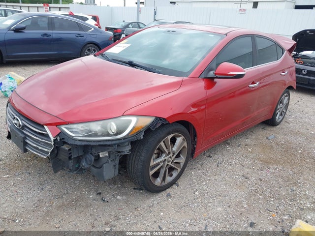 2017 Hyundai Elantra Limited მანქანა იყიდება აუქციონზე, vin: 5NPD84LF6HH044620, აუქციონის ნომერი: 44940745