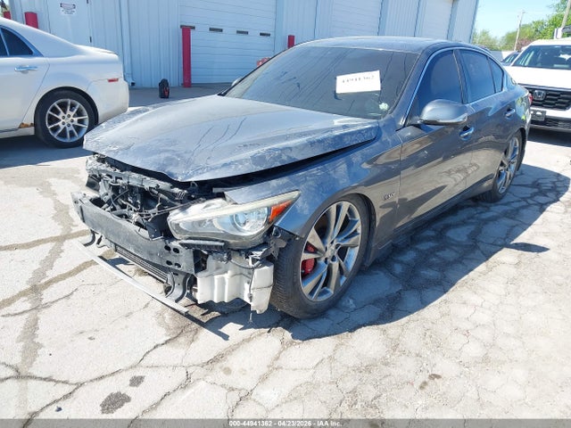 44941362 :رقم المزاد ، JN1FV7AP8HM850255 vin ، 2017 Infiniti Q50 3.0t Red Sport 400/3.0t Signature Edition مزاد بيع