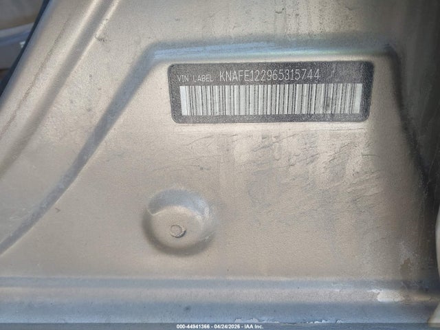 Продаж на аукціоні авто 2006 Kia Spectra Ex/lx/sx, vin: KNAFE122965315744, номер лоту: 44941366