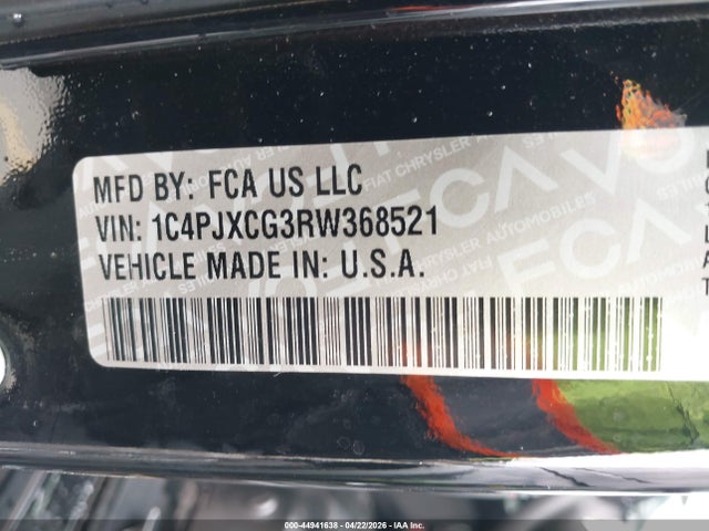 1C4PJXCG3RW368521 Jeep Wrangler 2-door Rubicon 4x4