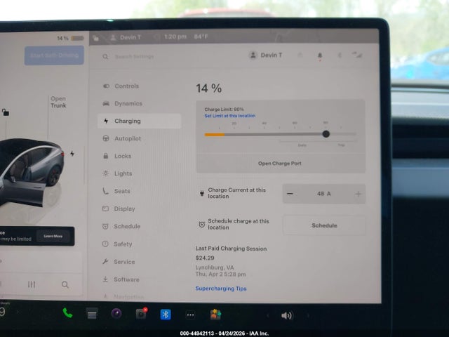 Продажа на аукционе авто 2024 Tesla Model 3 Performance All-wheel Drive, vin: 5YJ3E1ET9RF863580, номер лота: 44942113