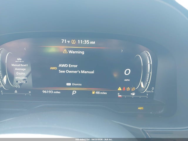 44942784 :رقم المزاد ، 5N1DL1FS5PC358173 vin ، 2023 Infiniti Qx60 Luxe Awd مزاد بيع