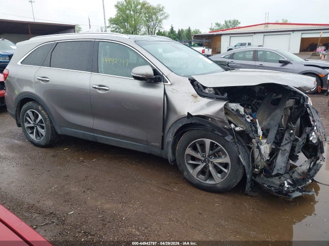 44942797 :رقم المزاد ، 5XYPHDA58KG525250 vin ، 2019 Kia Sorento 3.3l Ex مزاد بيع