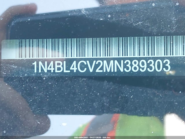 Aukcja sprzedaży 2021 Nissan Altima Sr Fwd, vin: 1N4BL4CV2MN389303, numer aukcji: 44942851