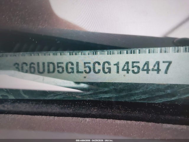 Aukcja sprzedaży 2012 Ram 2500 Laramie Longhorn/limited Edition, vin: 3C6UD5GL5CG145447, numer aukcji: 44943006