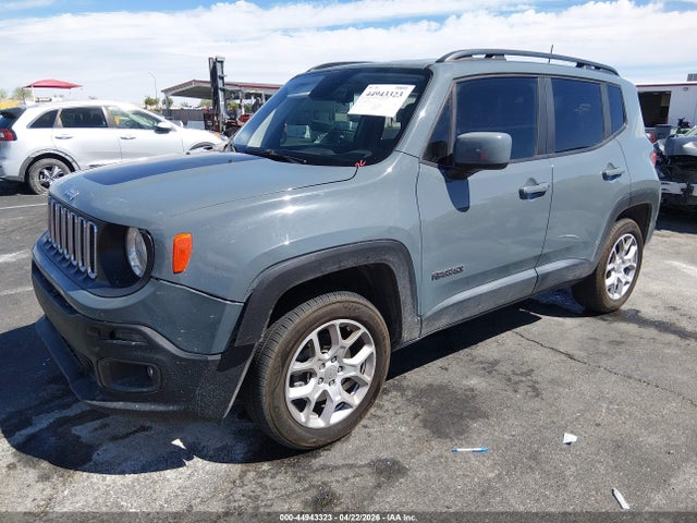 Продажа на аукционе авто 2018 Jeep Renegade Latitude 4x4, vin: ZACCJBBB8JPJ04281, номер лота: 44943323