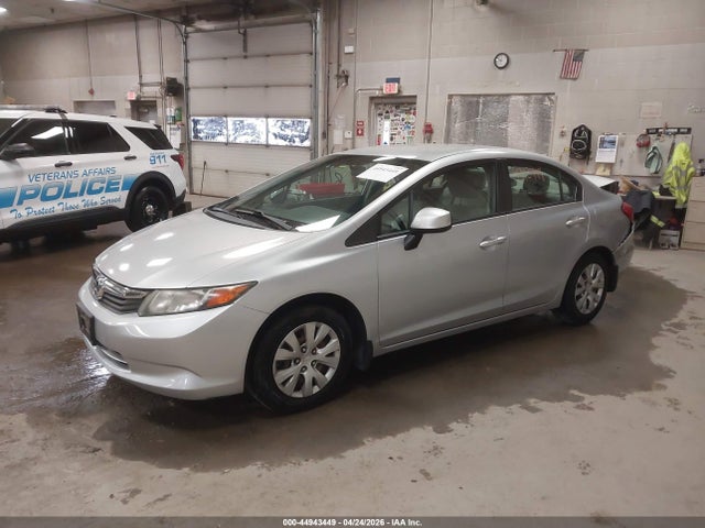 2012 Honda Civic Lx მანქანა იყიდება აუქციონზე, vin: 2HGFB2F57CH527165, აუქციონის ნომერი: 44943449