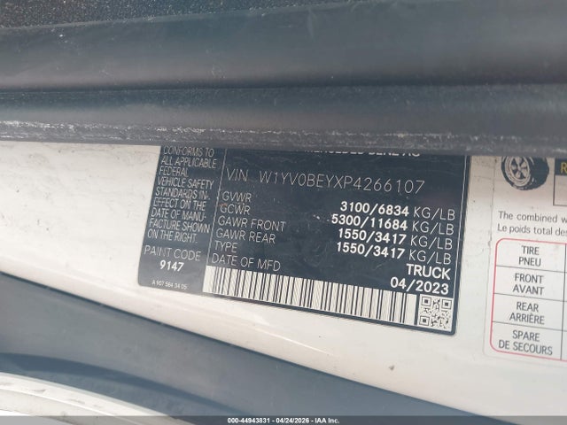 W1YV0BEYXP4266107 Mercedes-Benz Metris