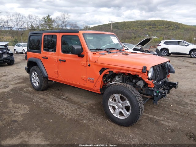 2019 Jeep Wrangler Unlimited Sport S 4x4 მანქანა იყიდება აუქციონზე, vin: 1C4HJXDGXKW533148, აუქციონის ნომერი: 44944055