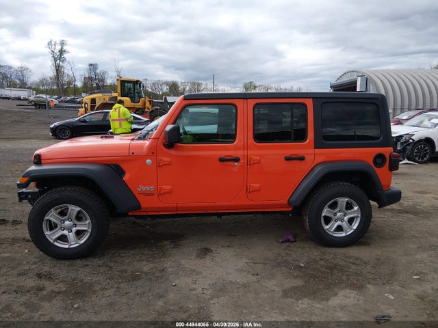 2019 Jeep Wrangler Unlimited Sport S 4x4 მანქანა იყიდება აუქციონზე, vin: 1C4HJXDGXKW533148, აუქციონის ნომერი: 44944055