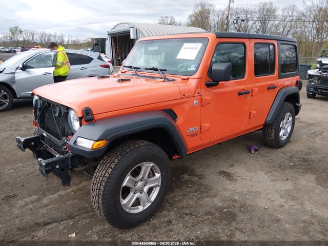 2019 Jeep Wrangler Unlimited Sport S 4x4 მანქანა იყიდება აუქციონზე, vin: 1C4HJXDGXKW533148, აუქციონის ნომერი: 44944055