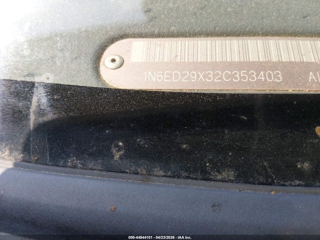 2002 Nissan Frontier Xe-v6 მანქანა იყიდება აუქციონზე, vin: 1N6ED29X32C353403, აუქციონის ნომერი: 44944101