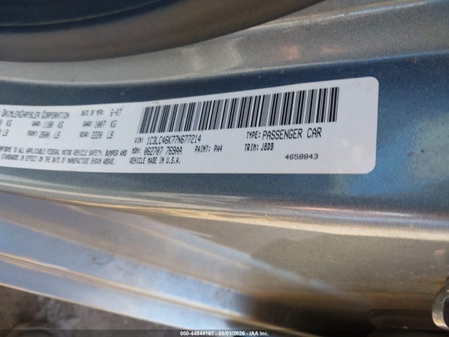 44944167 :رقم المزاد ، 1C3LC46K77N677214 vin ، 2007 Chrysler Sebring مزاد بيع