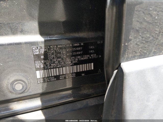 Продажа на аукционе авто 2020 Toyota Rav4 Le, vin: 2T3H1RFV7LW081277, номер лота: 44944306