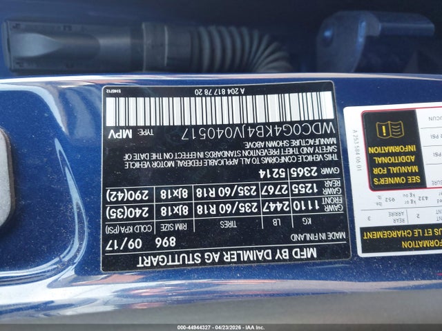 Продажа на аукционе авто 2018 Mercedes-benz Glc 300 4matic, vin: WDC0G4KB4JV040517, номер лота: 44944327