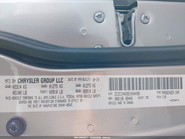 Aukcja sprzedaży 2014 Chrysler 300, vin: 2C3CCAAG9EH340499, numer aukcji: 44944371