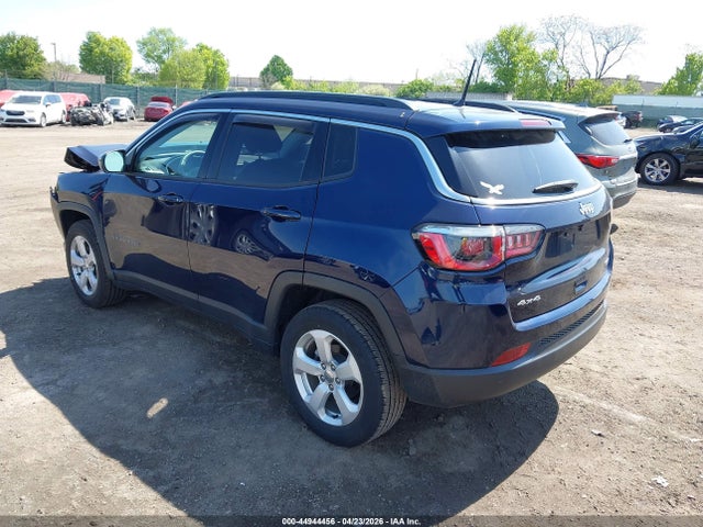 Aukcja sprzedaży 2018 Jeep Compass Latitude 4x4, vin: 3C4NJDBB2JT483438, numer aukcji: 44944456