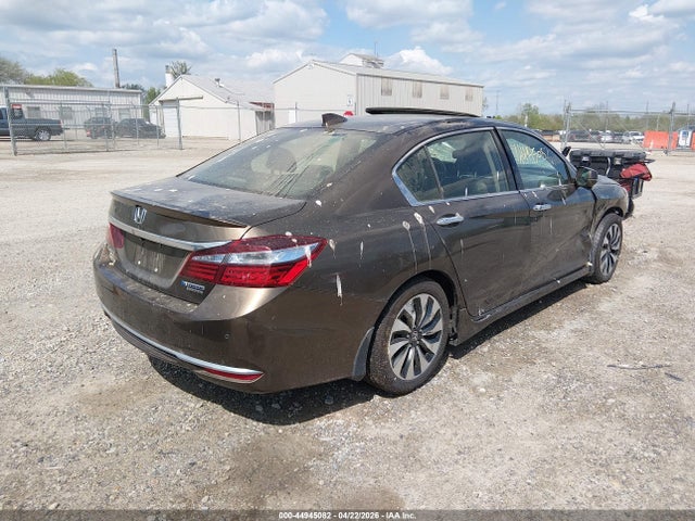 2017 Honda Accord Hybrid Touring მანქანა იყიდება აუქციონზე, vin: JHMCR6F76HC018862, აუქციონის ნომერი: 44945082