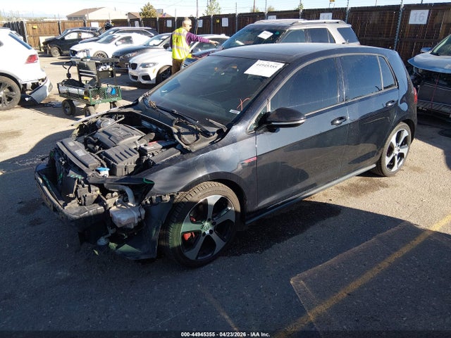 44945355 :رقم المزاد ، 3VW4T7AU8FM042907 vin ، 2015 Volkswagen Golf Gti 2.0t Autobahn 4-door مزاد بيع