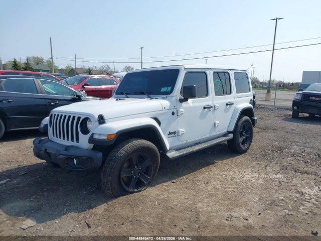 44945412 :رقم المزاد ، 1C4HJXEN8MW807883 vin ، 2021 Jeep Wrangler Unlimited Sahara Altitude 4x4 مزاد بيع