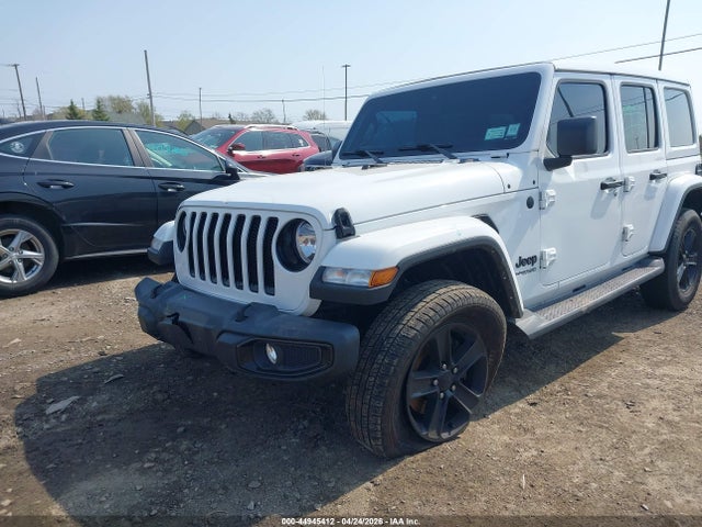 44945412 :رقم المزاد ، 1C4HJXEN8MW807883 vin ، 2021 Jeep Wrangler Unlimited Sahara Altitude 4x4 مزاد بيع