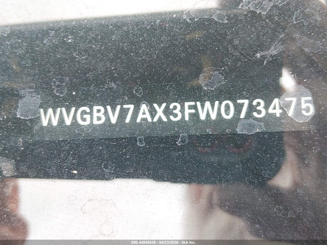 WVGBV7AX3FW073475 Volkswagen TIGUAN SE