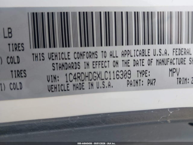 Dodge Durango Gt Plus Rwd 2020 1C4RDHDGXLC116309 Image 9