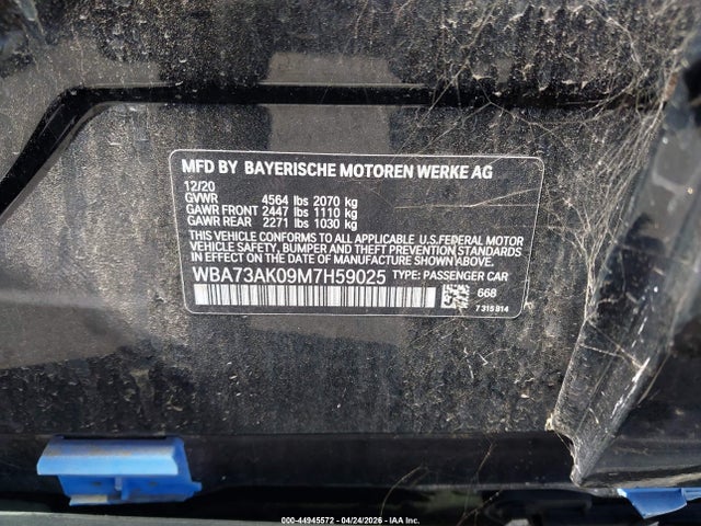 WBA73AK09M7H59025 BMW 228i Gran Coupe Xdrive