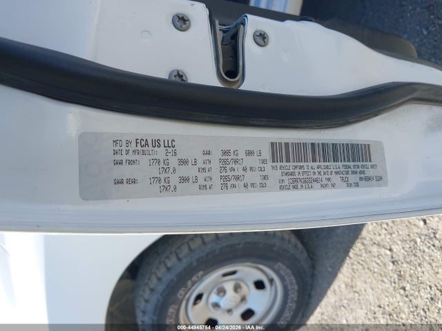 1C6RR7KG6GS244614 RAM 1500 Tradesman