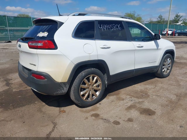 Продажа на аукционе авто 2017 Jeep Cherokee Limited 4x4, vin: 1C4PJMDB4HW637335, номер лота: 44945806