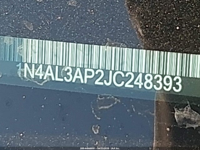 Aukcja sprzedaży 2018 Nissan Altima 2.5 Sr, vin: 1N4AL3AP2JC248393, numer aukcji: 44946091