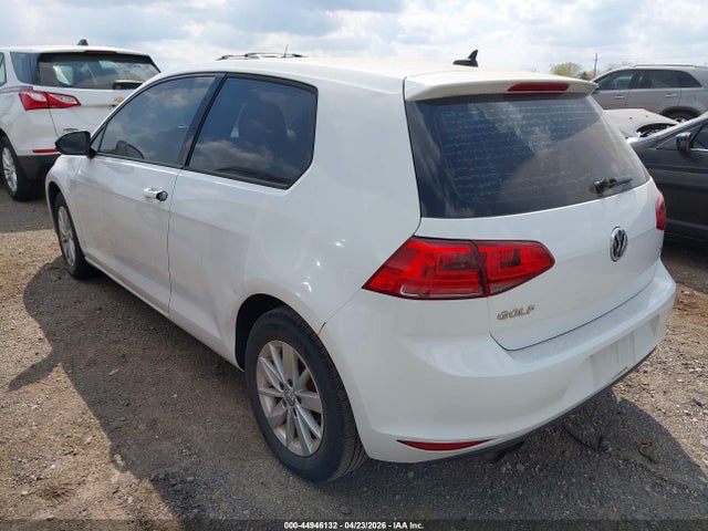 Продажа на аукционе авто 2016 Volkswagen Golf Tsi S 2-door, vin: 3VW817AU6GM009719, номер лота: 44946132