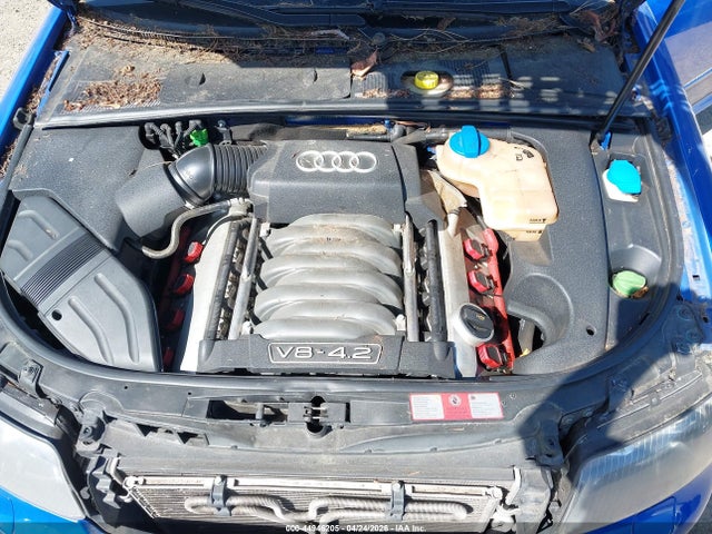 Продажа на аукционе авто 2004 Audi S4 4.2, vin: WAUPL58E84A079062, номер лота: 44946205
