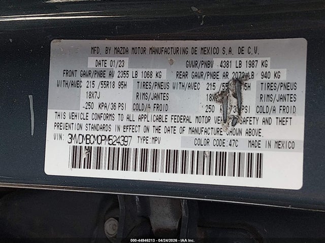 3MVDMBCM0PM524397 Mazda Cx-30 2.5 S Carbon Edition