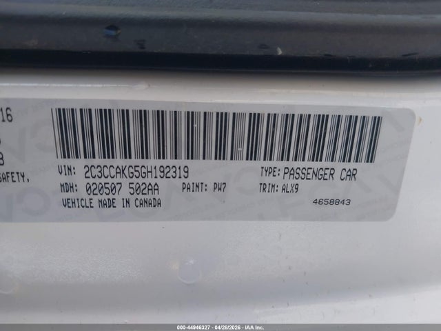 Aukcja sprzedaży 2016 Chrysler 300c Awd, vin: 2C3CCAKG5GH192319, numer aukcji: 44946327
