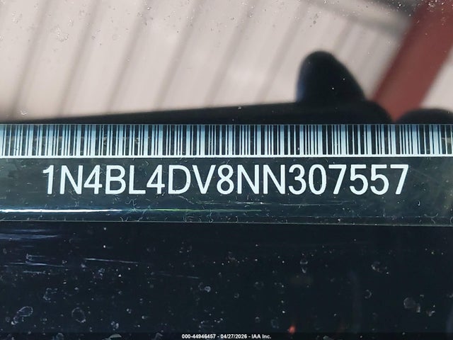 Продаж на аукціоні авто 2022 Nissan Altima Sv Fwd, vin: 1N4BL4DV8NN307557, номер лоту: 44946457