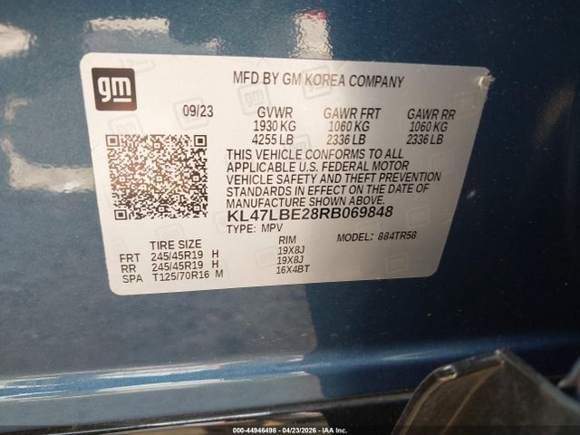 44946498 :رقم المزاد ، KL47LBE28RB069848 vin ، 2024 Buick Envista Sport Touring Fwd مزاد بيع