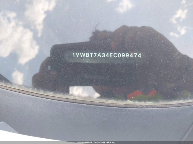 Продаж на аукціоні авто 2014 Volkswagen Passat 1.8t Se, vin: 1VWBT7A34EC099474, номер лоту: 44946556