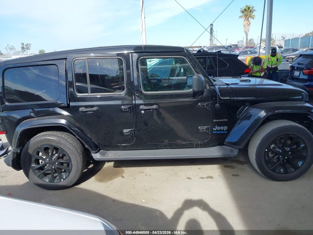 2022 Jeep Wrangler 4xe Unlimited Sahara 4x4 მანქანა იყიდება აუქციონზე, vin: 1C4JJXP64NW188725, აუქციონის ნომერი: 44946585