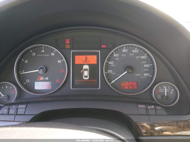 Aukcja sprzedaży 2005 Audi S4 4.2, vin: WAUPL68EX5A058415, numer aukcji: 44946681