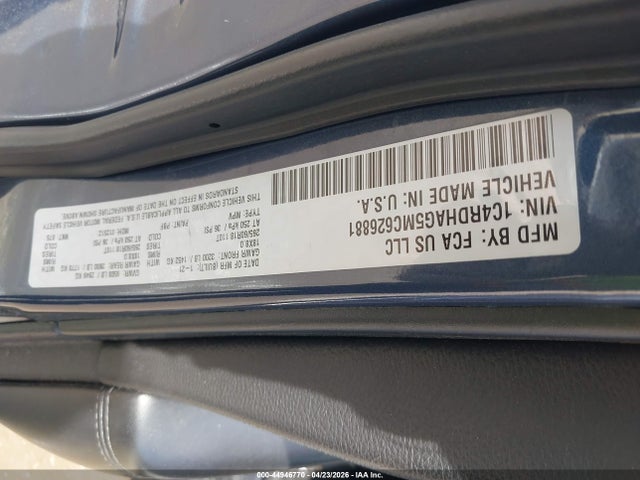 Aukcja sprzedaży 2021 Dodge Durango Sxt Rwd, vin: 1C4RDHAG5MC626881, numer aukcji: 44946770